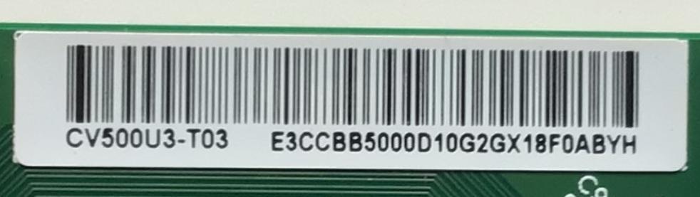 KIT DE TARJETAS PARA TV VIZIO / MAIN XLCB02K030 / 715GB722-M01-004D / FUENTE ADTVK1811ABM / 715GB897-P01-000-003S / T-CON CV500U3-T03 / E3CCBB5000D / PANEL TPT500WR-U3T03.DJ REV:S01U / DISPLAY CV500U3-T03 REV:01 / MODELOS M50Q7-J01 LTYHG7KX	 - Imagen 2